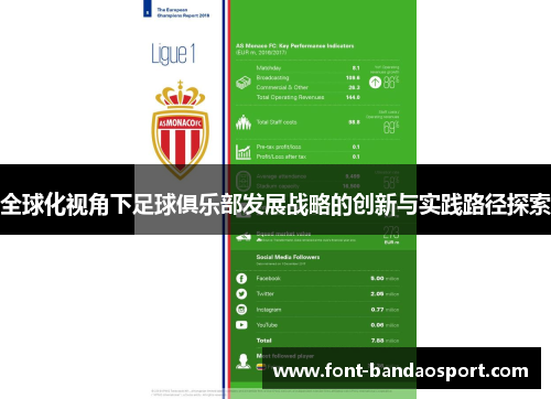 全球化视角下足球俱乐部发展战略的创新与实践路径探索