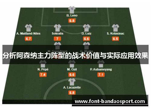 分析阿森纳主力阵型的战术价值与实际应用效果