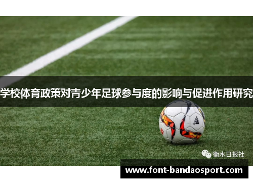 学校体育政策对青少年足球参与度的影响与促进作用研究 学校体育政策对青少年足球参与度的影响与促进作用研究